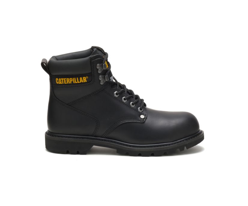 Panske Pracovne Topanky Caterpillar - Second Shift Steel Toe - Čierne ( 0982-WQTSE )